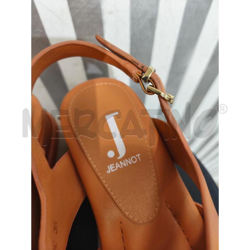 SANDALI DONNA JEANNOT MARRONCINOPESCA | Mercatino dell'Usato Campobasso 5