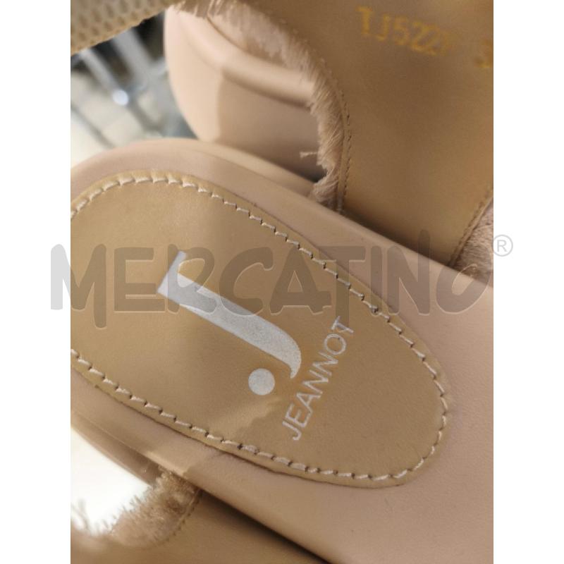 SANDALI DONNA JEANNOT ROSA ANTICO FRANGETTE | Mercatino dell'Usato Campobasso 5