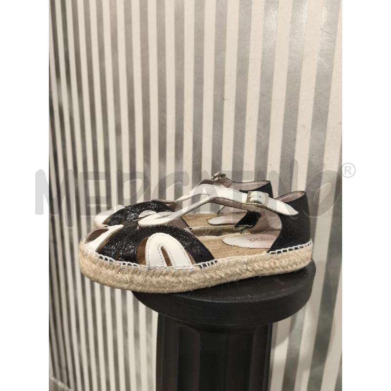 SANDALI DONNA LAGOA TIP ESPADRILLAS NERE E BIANCHE | Mercatino dell'Usato Campobasso 2