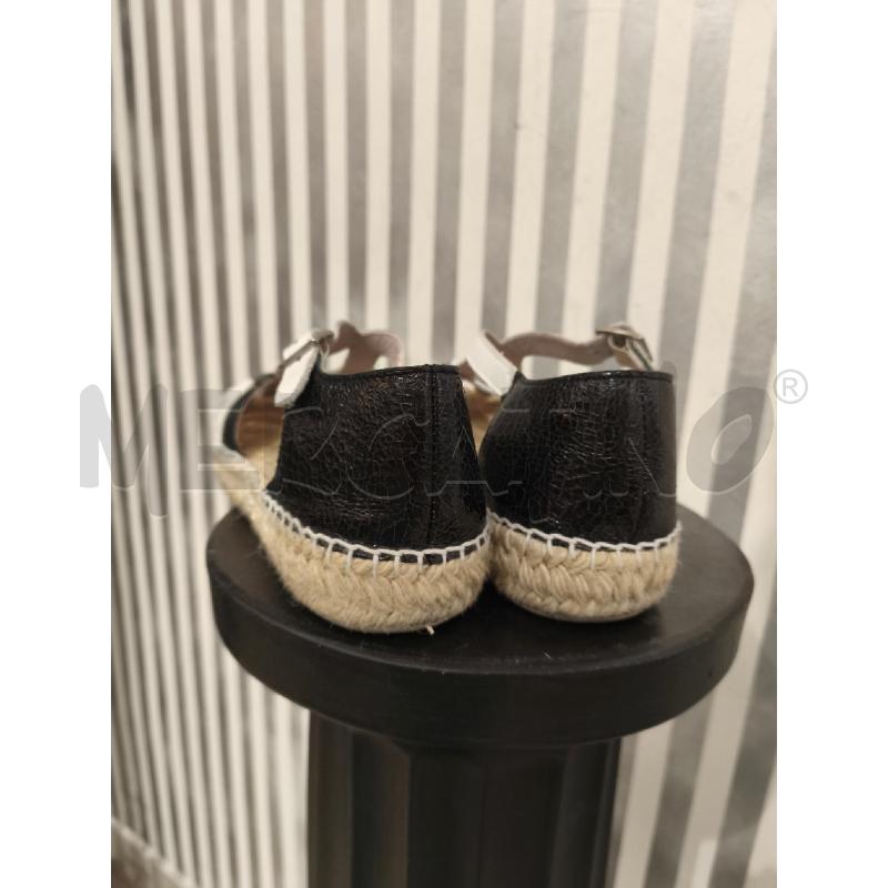 SANDALI DONNA LAGOA TIP ESPADRILLAS NERE E BIANCHE | Mercatino dell'Usato Campobasso 3