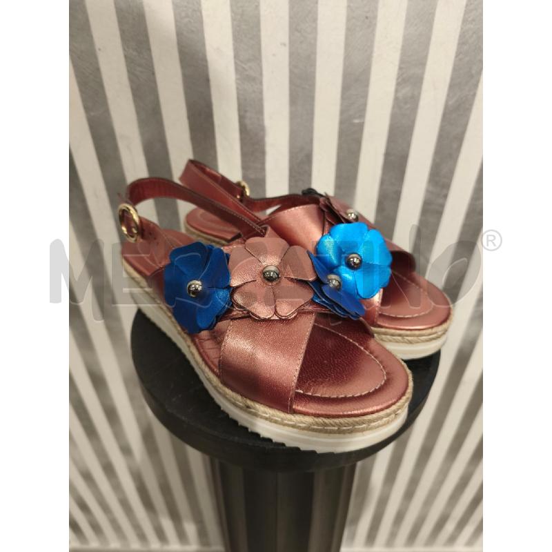 SANDALI DONNA LEMARINE ROSA METALLIZZATO | Mercatino dell'Usato Campobasso 1