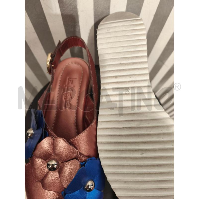 SANDALI DONNA LEMARINE ROSA METALLIZZATO | Mercatino dell'Usato Campobasso 5