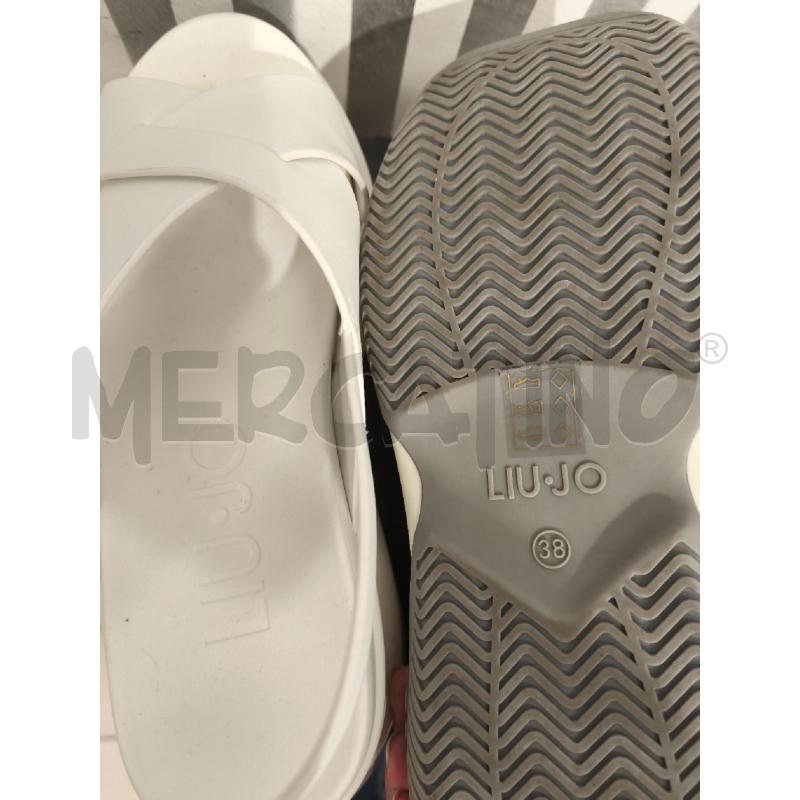 SANDALI DONNA LIU JO BIANCHI GRIGI | Mercatino dell'Usato Campobasso 5