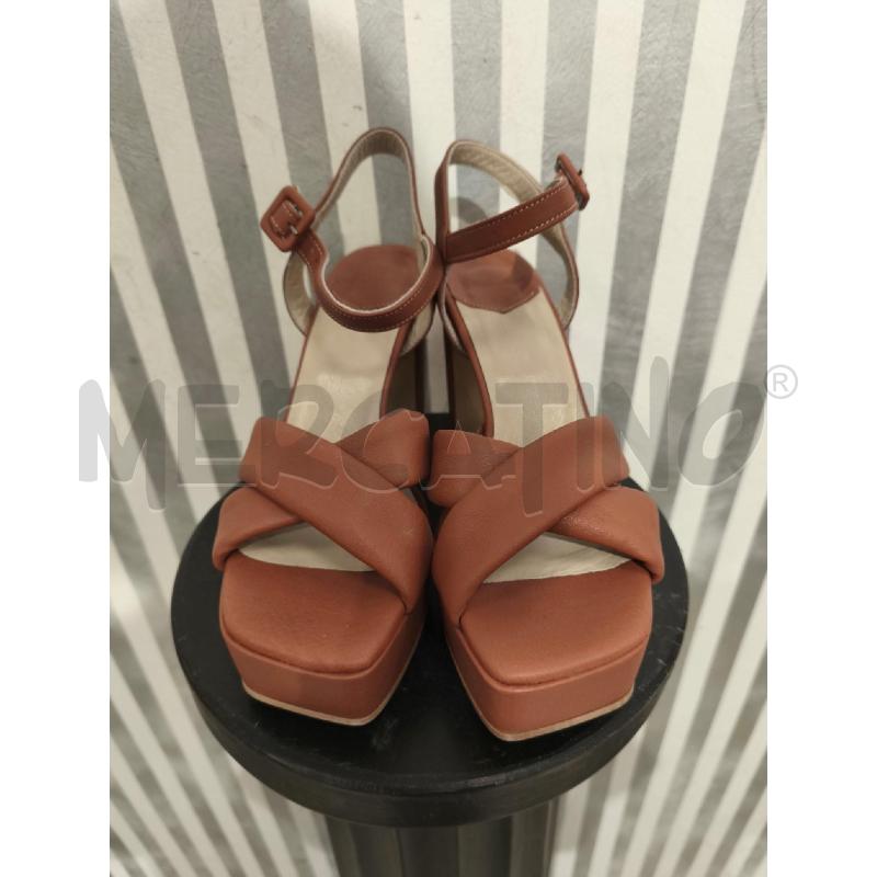 SANDALI DONNA MANUFACTURE D'ESSE MARRONI INTRECCIO | Mercatino dell'Usato Campobasso 5
