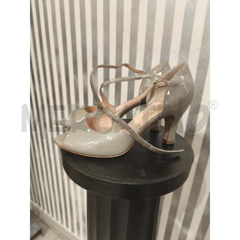 SANDALI DONNA MELLUSO GRIGIO LUCIDO | Mercatino dell'Usato Campobasso 2