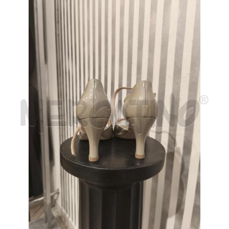 SANDALI DONNA MELLUSO GRIGIO LUCIDO | Mercatino dell'Usato Campobasso 3