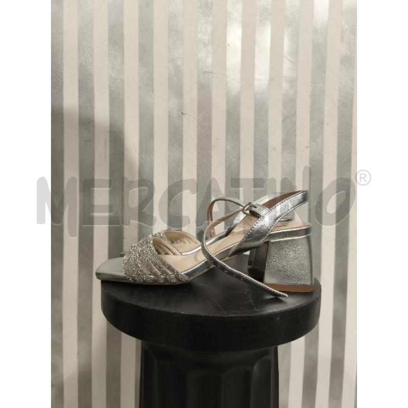 SANDALI DONNA NERO GIARDINI SILVER FASCE STRASS | Mercatino dell'Usato Campobasso 2