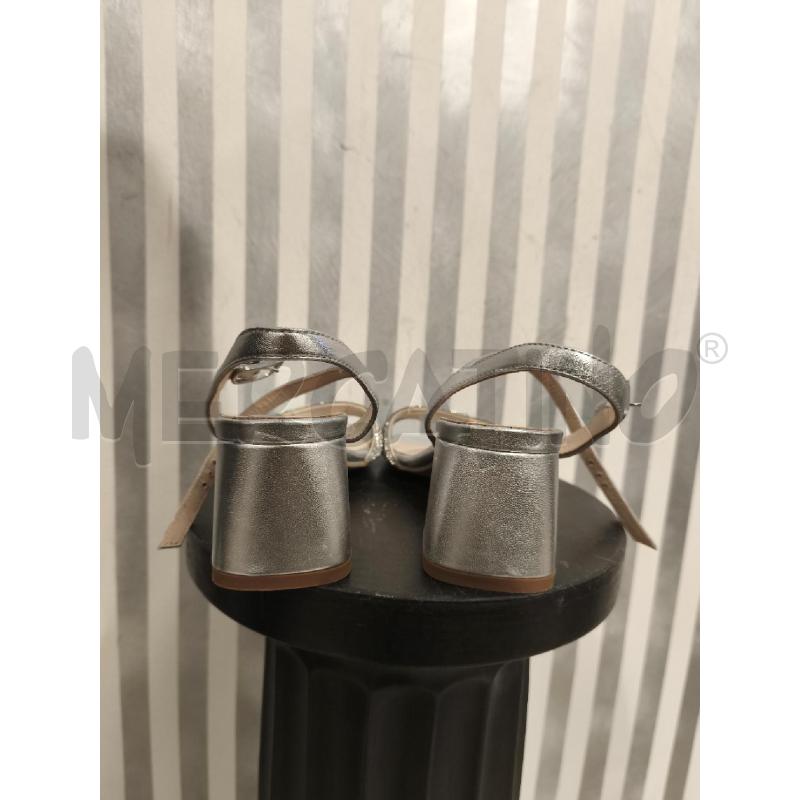 SANDALI DONNA NERO GIARDINI SILVER FASCE STRASS | Mercatino dell'Usato Campobasso 3