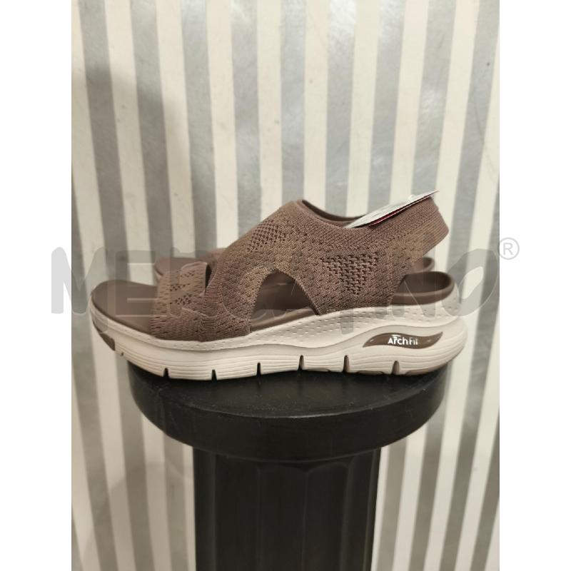 SANDALI DONNA SKECHERS TESSUTO BEIGE | Mercatino dell'Usato Campobasso 2
