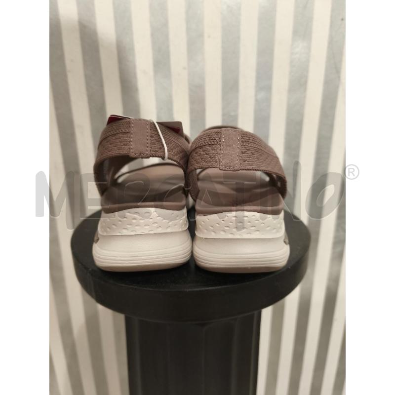 SANDALI DONNA SKECHERS TESSUTO BEIGE | Mercatino dell'Usato Campobasso 3
