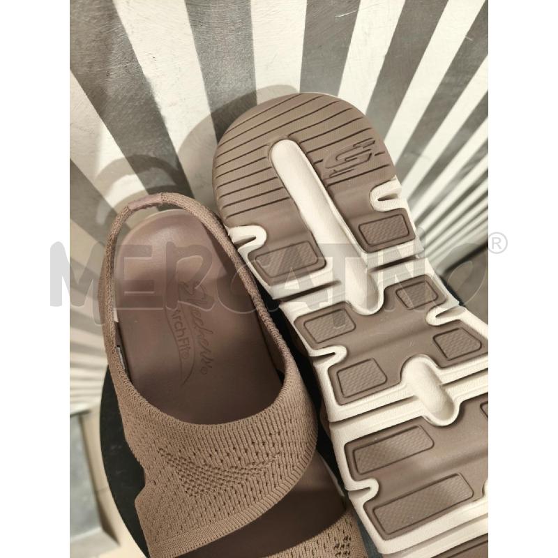 SANDALI DONNA SKECHERS TESSUTO BEIGE | Mercatino dell'Usato Campobasso 5