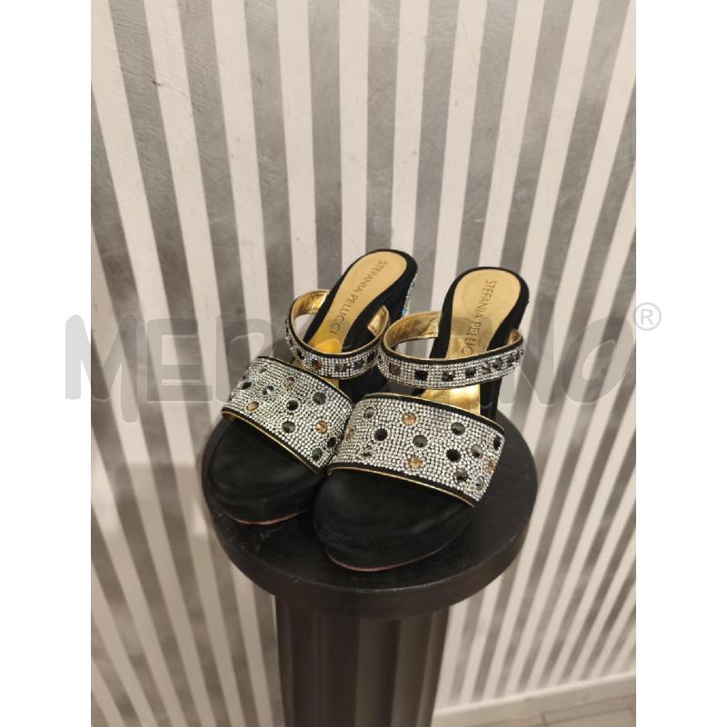 SANDALI DONNA STEFANIA PELLICCI STRASS  | Mercatino dell'Usato Campobasso 1