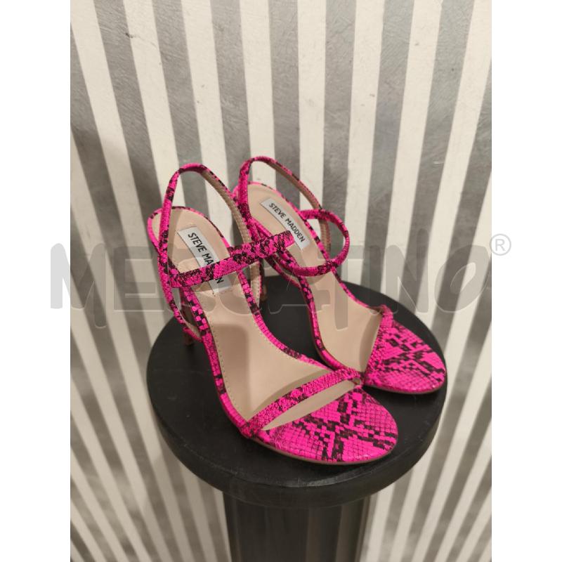 SANDALI DONNA STEVE MADDEN FUXIA EFFETTO PITONATO | Mercatino dell'Usato Campobasso 1