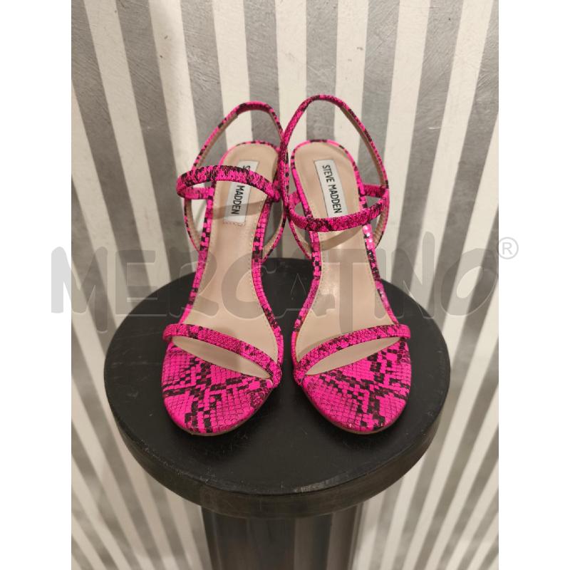 SANDALI DONNA STEVE MADDEN FUXIA EFFETTO PITONATO | Mercatino dell'Usato Campobasso 3