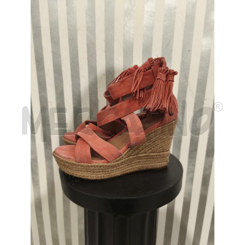 SANDALI DONNA UGG ROSA SCAMOSCIATI ZEPPA | Mercatino dell'Usato Campobasso 2