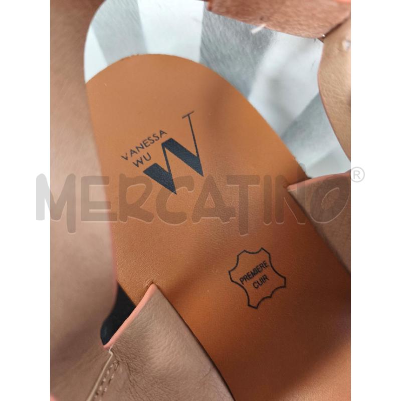 SANDALI DONNA VANESSA WU ROSA SCAMOSCIATI | Mercatino dell'Usato Campobasso 2