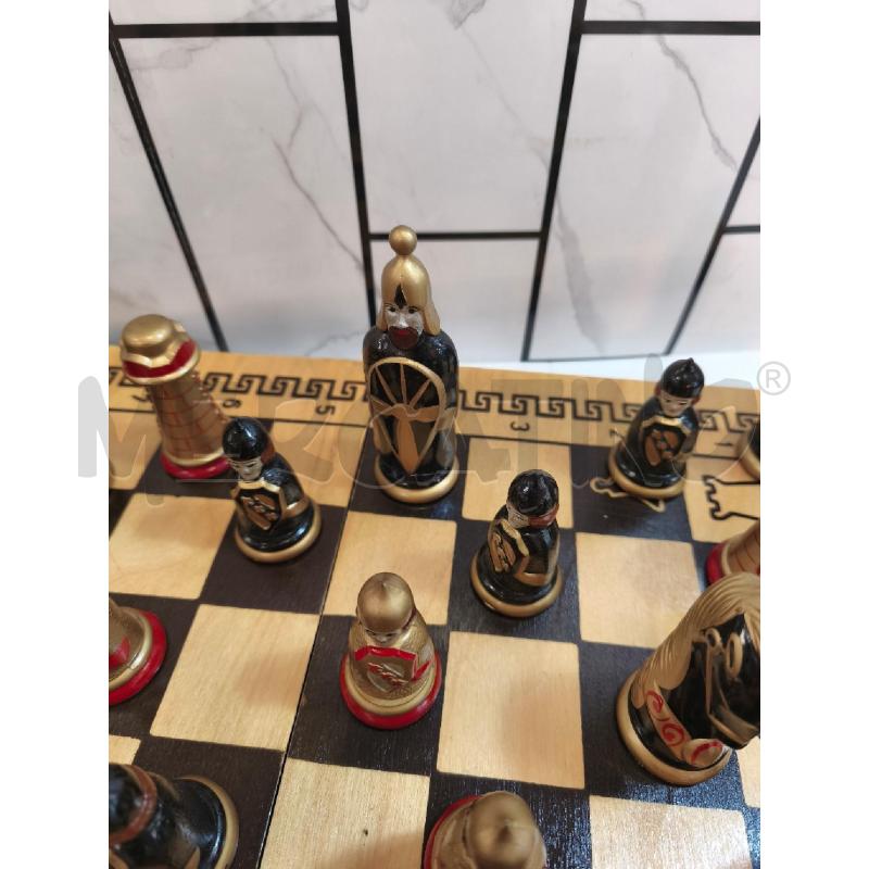 SCACCHIERA IN LEGNO TIP MEDIEVALE  | Mercatino dell'Usato Campobasso 5