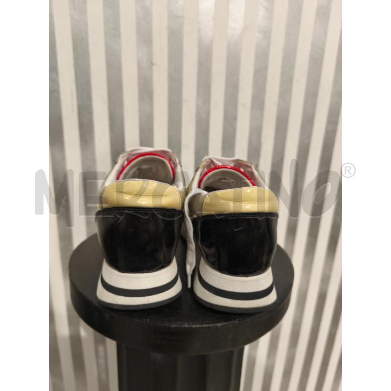 SCARPE DONNA ARMANI JEANS PANNA E NERE LUCIDE | Mercatino dell'Usato Campobasso 3