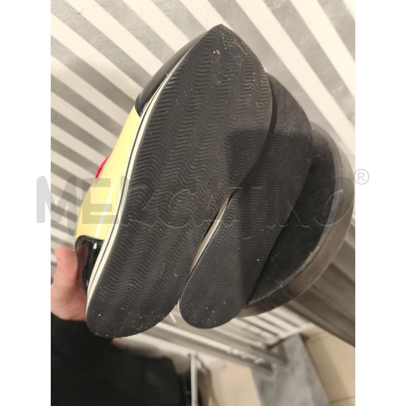 SCARPE DONNA ARMANI JEANS PANNA E NERE LUCIDE | Mercatino dell'Usato Campobasso 4