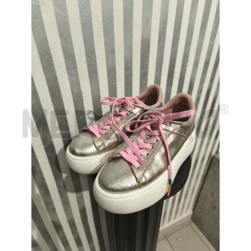 SCARPE DONNA BARRACUDA DORATE LACI ROSA | Mercatino dell'Usato Campobasso 1