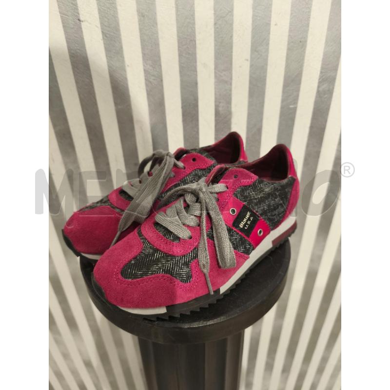 SCARPE DONNA BLAUER FUXIA E SPIGATE | Mercatino dell'Usato Campobasso 1
