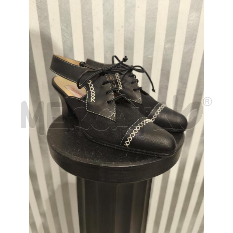 SCARPE DONNA BYBLOS NERE TACCO E LACCI | Mercatino dell'Usato Campobasso 1