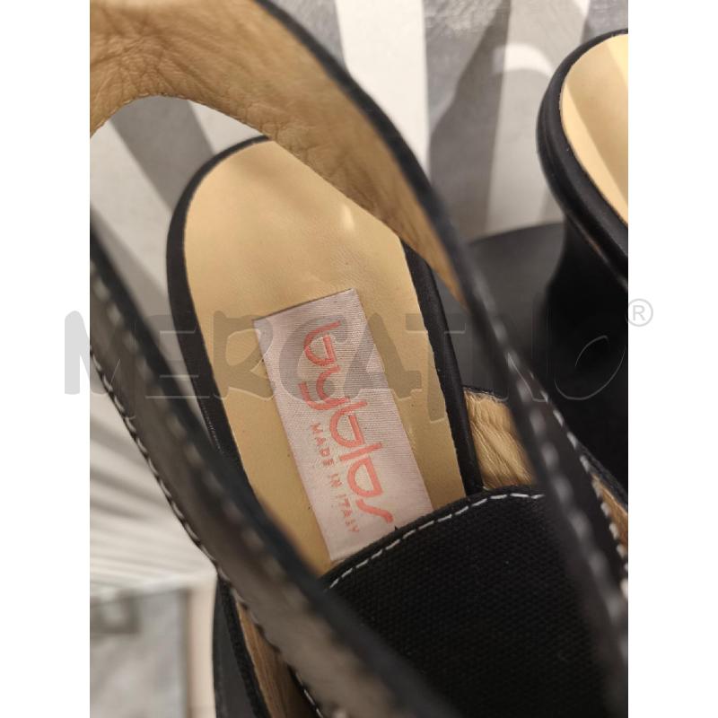 SCARPE DONNA BYBLOS NERE TACCO E LACCI | Mercatino dell'Usato Campobasso 5