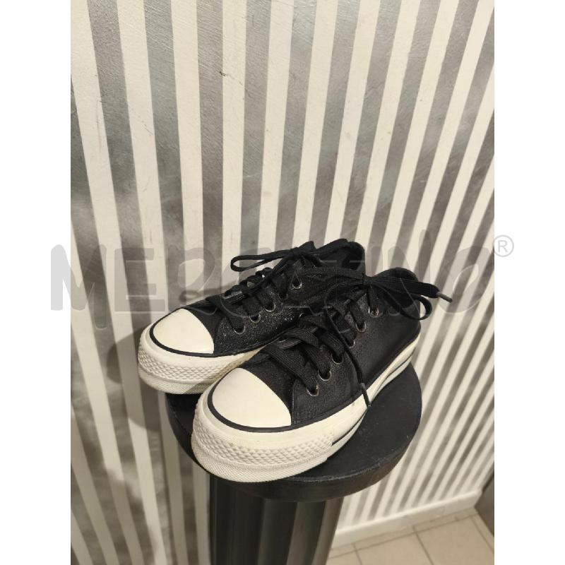 SCARPE DONNA CONVERSE ALL STARS NERE LUREX | Mercatino dell'Usato Campobasso 1