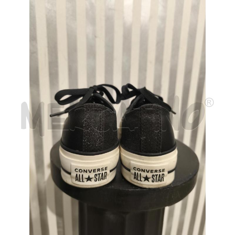 SCARPE DONNA CONVERSE ALL STARS NERE LUREX | Mercatino dell'Usato Campobasso 3