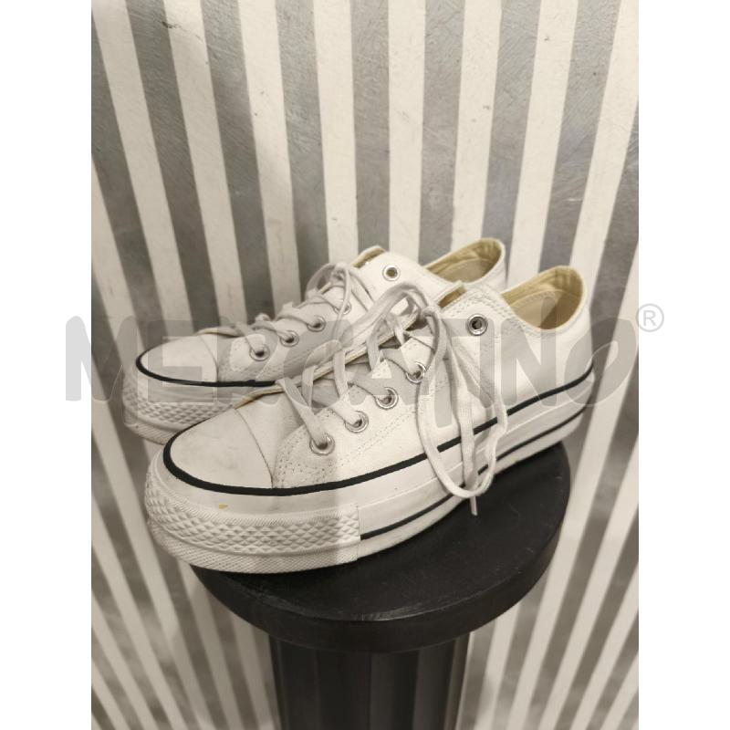 SCARPE DONNA CONVERSE TESSUTO BIANCHE  | Mercatino dell'Usato Campobasso 1