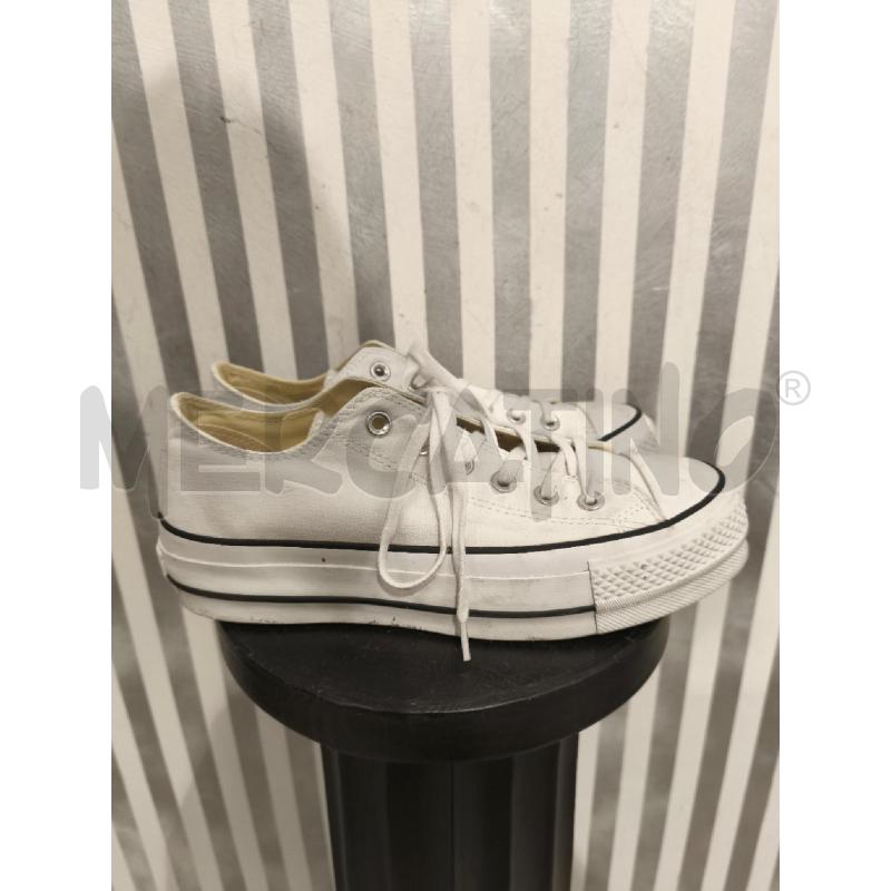 SCARPE DONNA CONVERSE TESSUTO BIANCHE  | Mercatino dell'Usato Campobasso 3