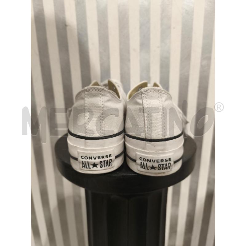 SCARPE DONNA CONVERSE TESSUTO BIANCHE  | Mercatino dell'Usato Campobasso 4