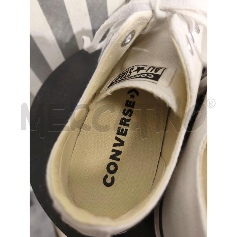 SCARPE DONNA CONVERSE TESSUTO BIANCHE  | Mercatino dell'Usato Campobasso 5