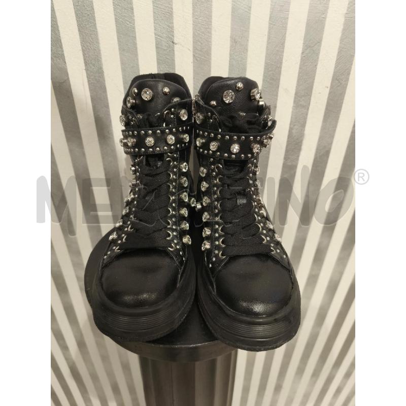SCARPE DONNA EMANUELLE VEE NERE ALTE STRASS | Mercatino dell'Usato Campobasso 4
