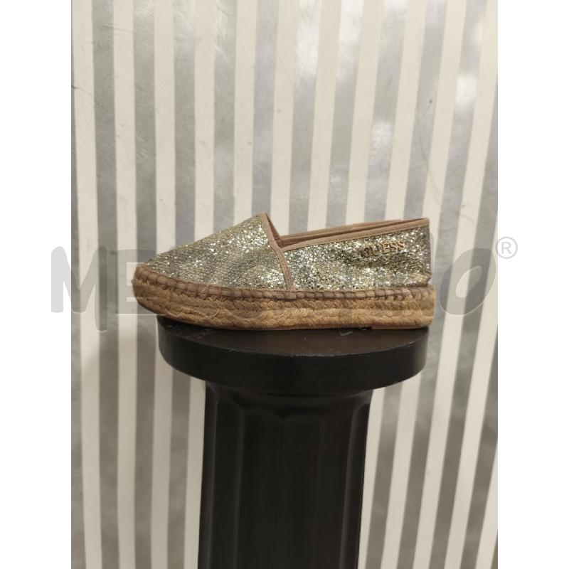 SCARPE DONNA GUESS GLITTER DORATI SUOLA TIP PAGLIA | Mercatino dell'Usato Campobasso 2