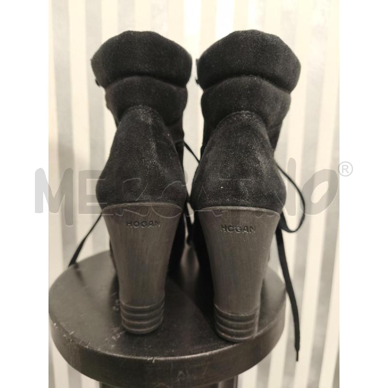 SCARPE DONNA HOGAN REBEL NERE ZEPPA STRINGHE | Mercatino dell'Usato Campobasso 3