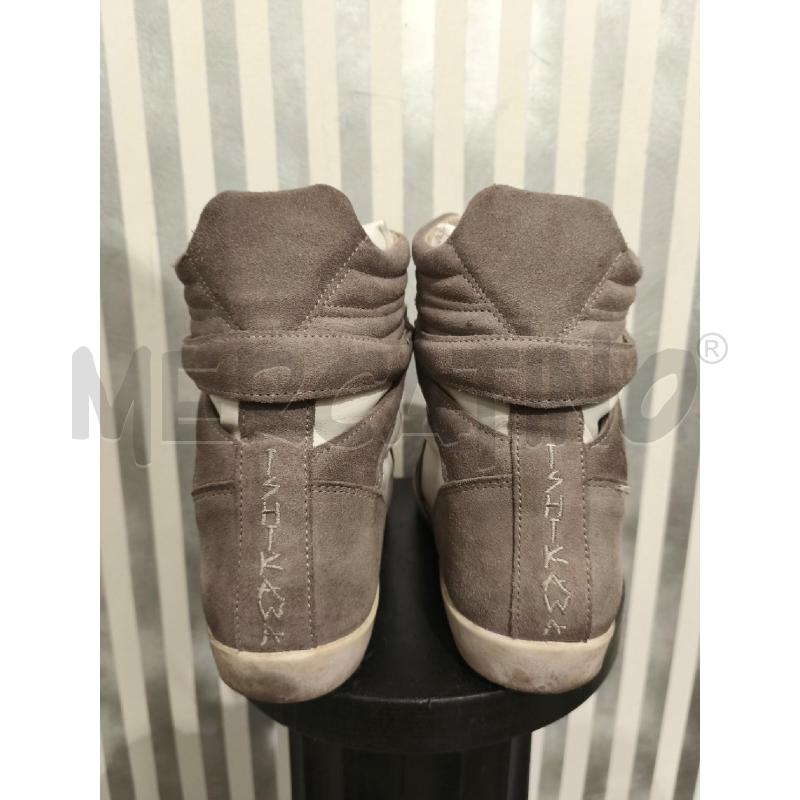 SCARPE DONNA ISHIKAWA BIANCHE TORTORA E BEIGE ZEPPA INTERNA | Mercatino dell'Usato Campobasso 3