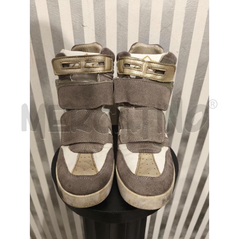 SCARPE DONNA ISHIKAWA BIANCHE TORTORA E BEIGE ZEPPA INTERNA | Mercatino dell'Usato Campobasso 4