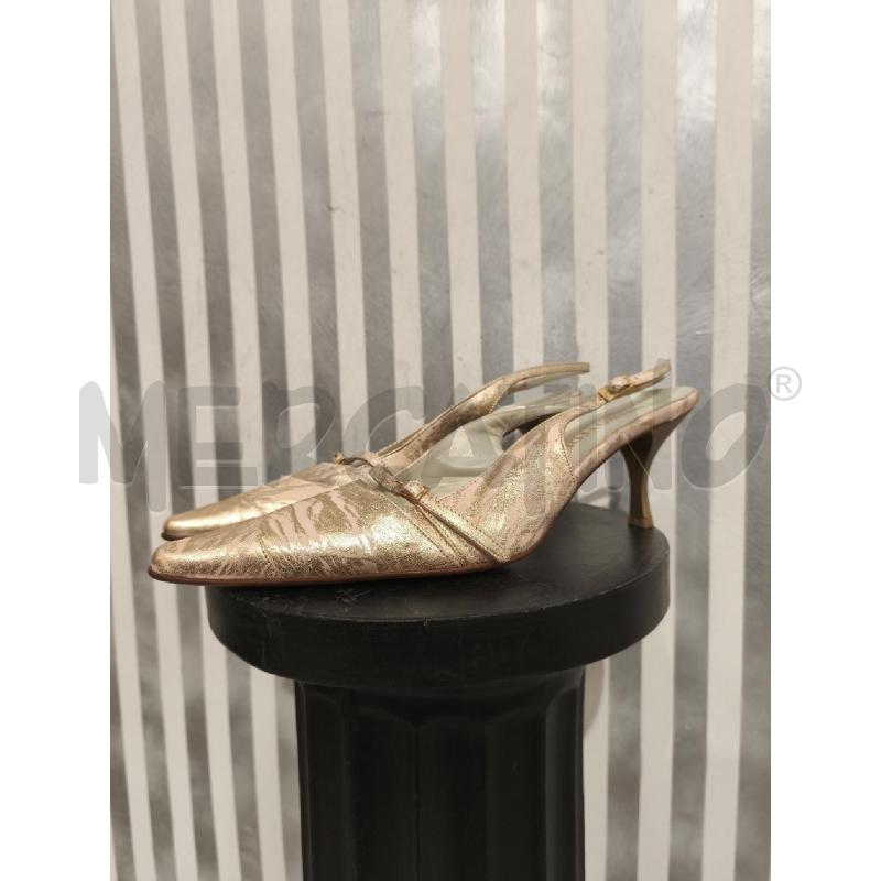 SCARPE DONNA MAURO FEDELI PUNTA DORATE E ROSA | Mercatino dell'Usato Campobasso 2