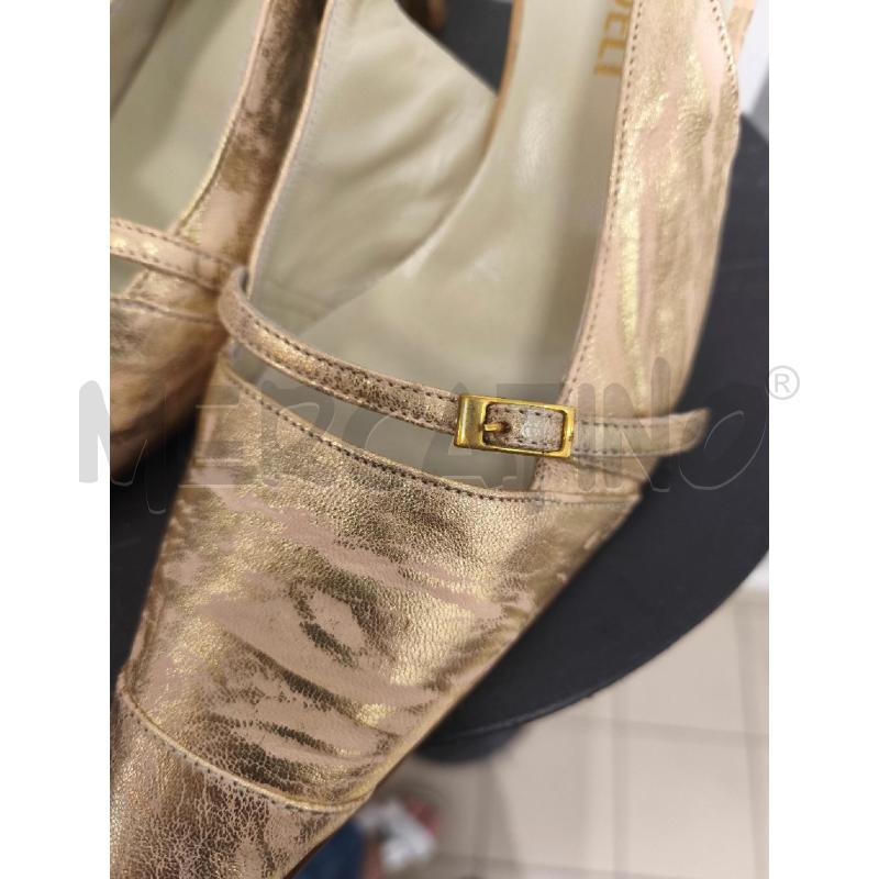 SCARPE DONNA MAURO FEDELI PUNTA DORATE E ROSA | Mercatino dell'Usato Campobasso 4