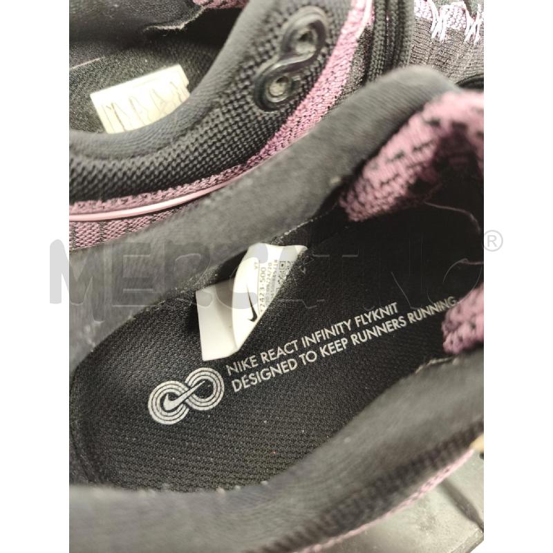 SCARPE DONNA NIKE REACT ROSA NERE TESSUTO | Mercatino dell'Usato Campobasso 5