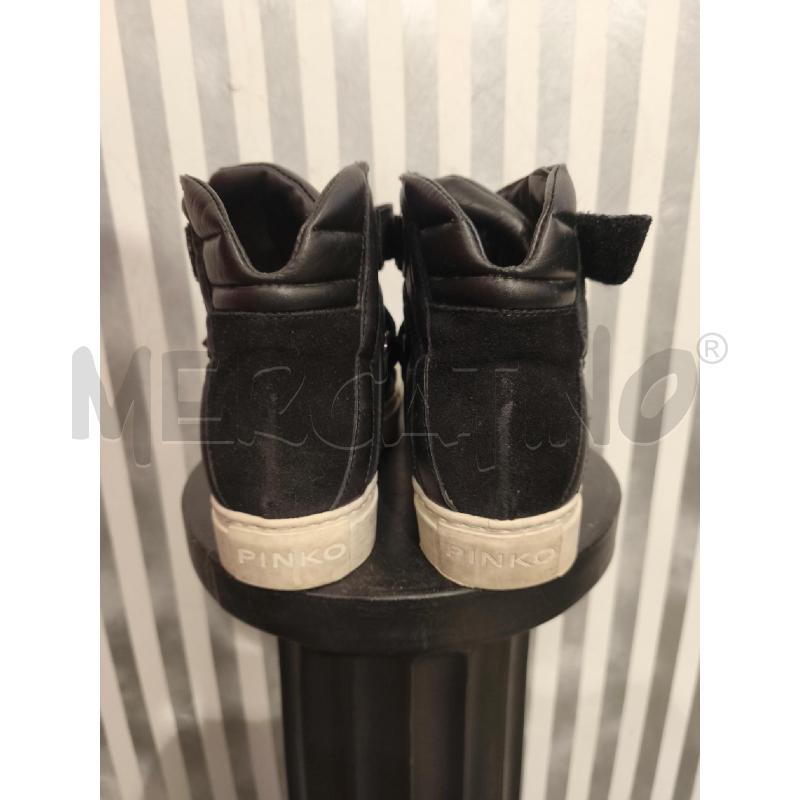 SCARPE DONNA PINKO NERE SCAMOSCAITE STRAPPI SUOL BIANCA | Mercatino dell'Usato Campobasso 3