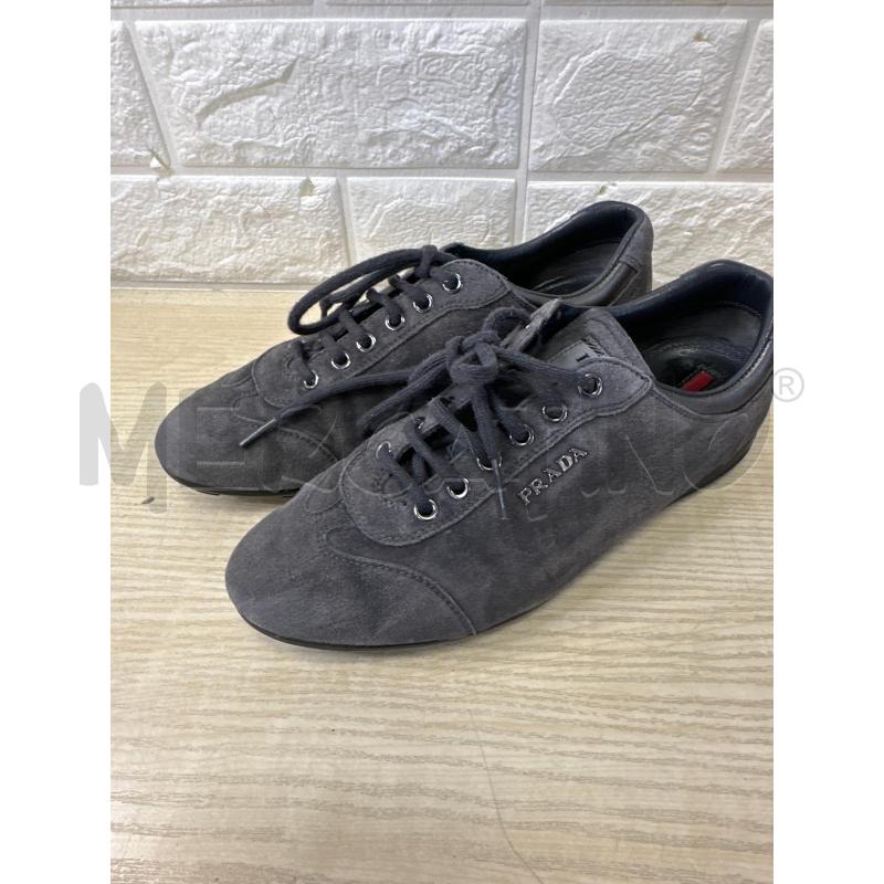 SCARPE DONNA PRADA GRIGIE SCAMOSCIATE | Mercatino dell'Usato Campobasso 1
