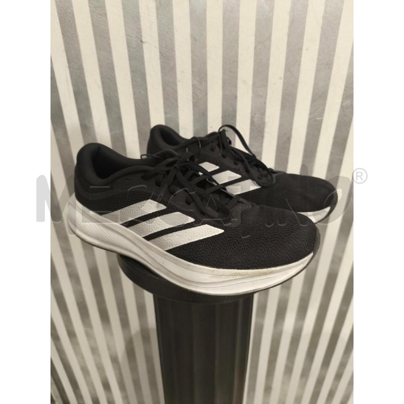 SCARPE UOMO ADIDAS NERE TESSUTO SUOLA BIANCA | Mercatino dell'Usato Campobasso 1