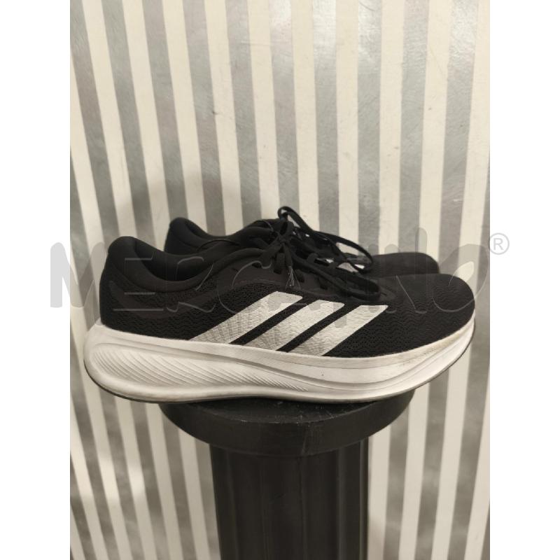 SCARPE UOMO ADIDAS NERE TESSUTO SUOLA BIANCA | Mercatino dell'Usato Campobasso 2