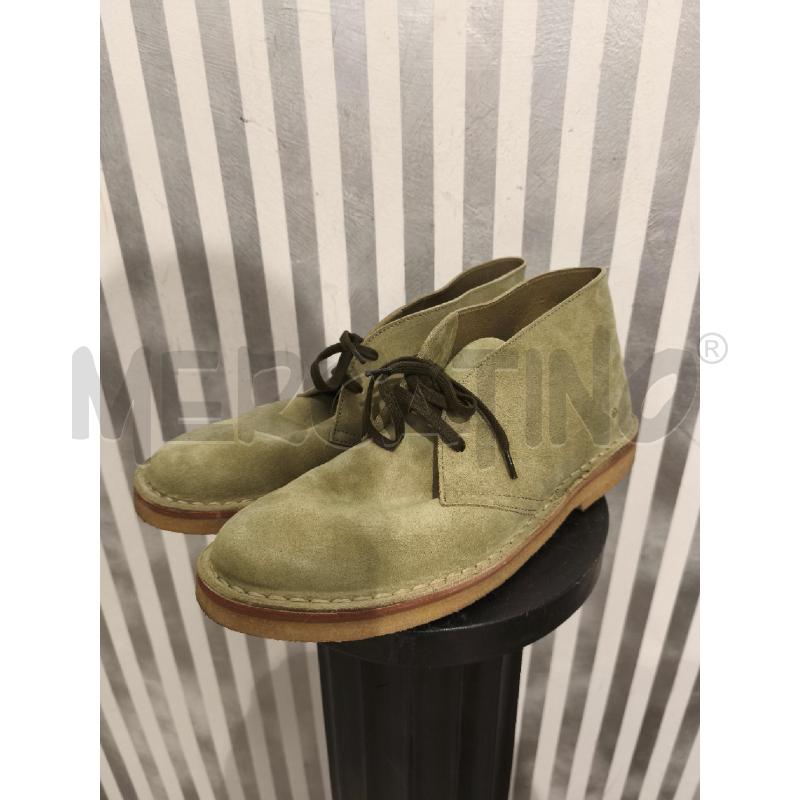 SCARPE UOMO FRAU CAMOSCIO VERDE MELA | Mercatino dell'Usato Campobasso 1