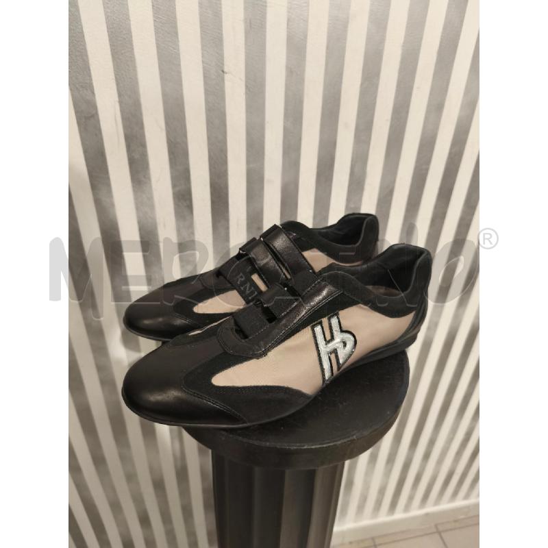 SCARPE UOMO HORNET NERE E BEIGE ARGENTATE | Mercatino dell'Usato Campobasso 1
