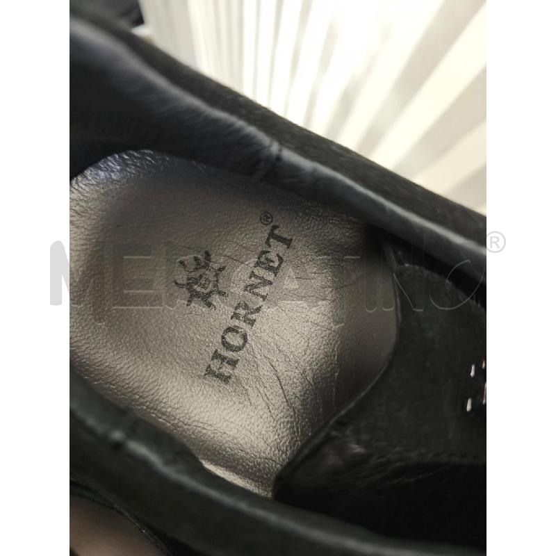 SCARPE UOMO HORNET NERE E BEIGE ARGENTATE | Mercatino dell'Usato Campobasso 5