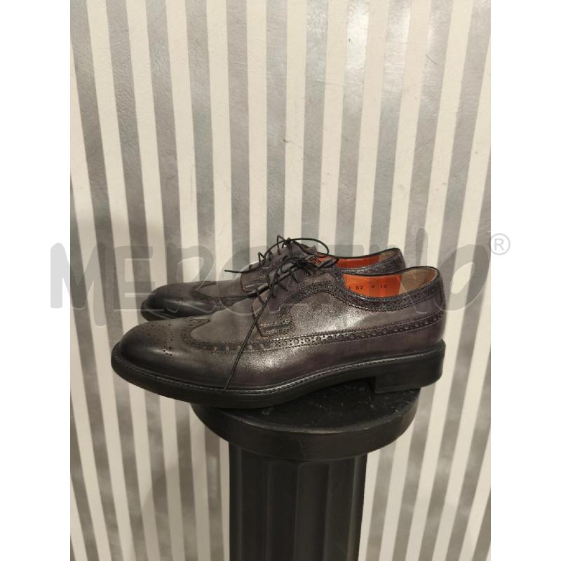 SCARPE UOMO SANTONI SFUMATO NERO BEIGE | Mercatino dell'Usato Campobasso 2
