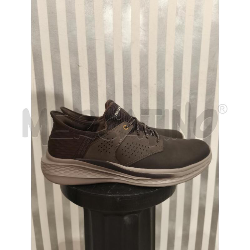 SCARPE UOMO SKECHERS MARRONE SCURO | Mercatino dell'Usato Campobasso 3
